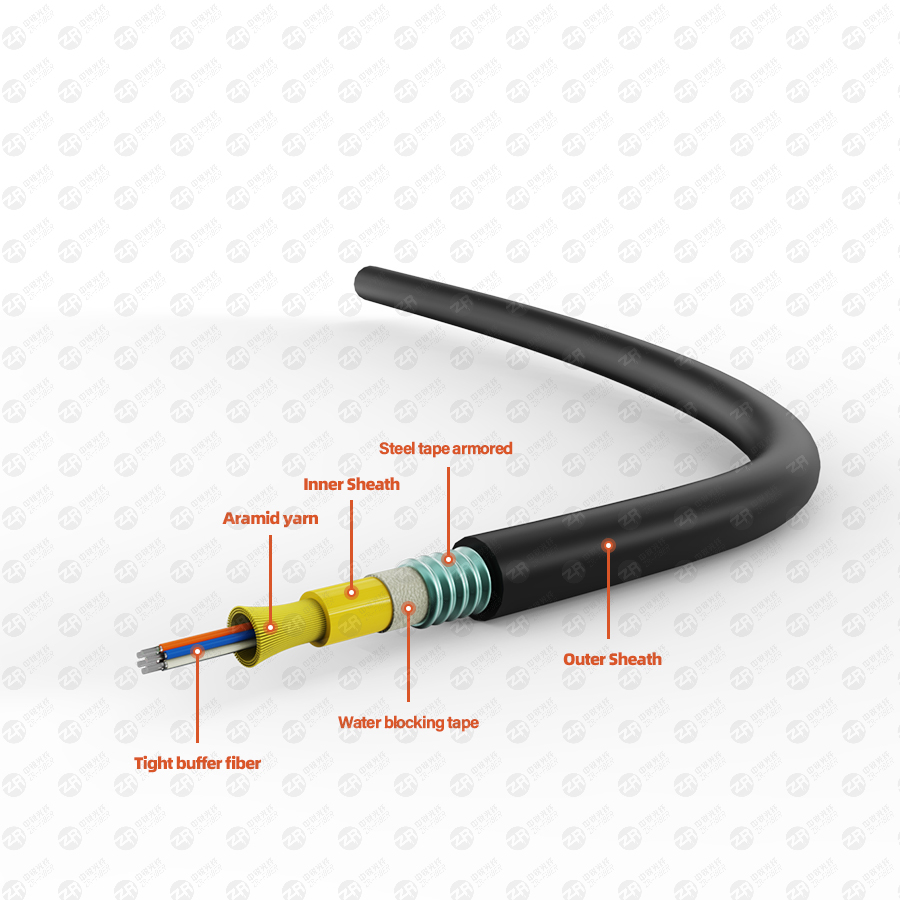 144 fiber indoor fiber optic cable