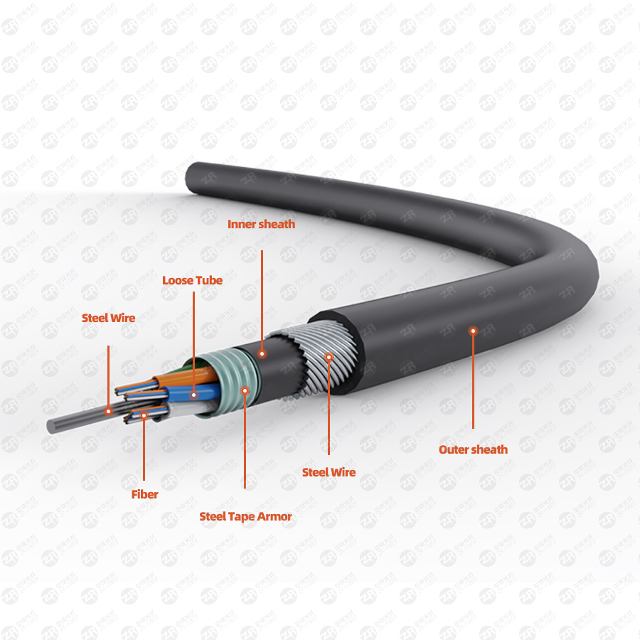 192 core single mode fiber optic cable