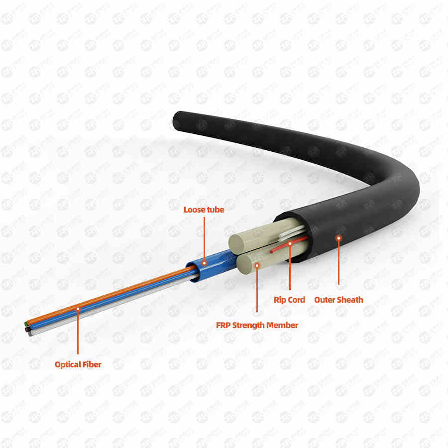 4 core fiber cable