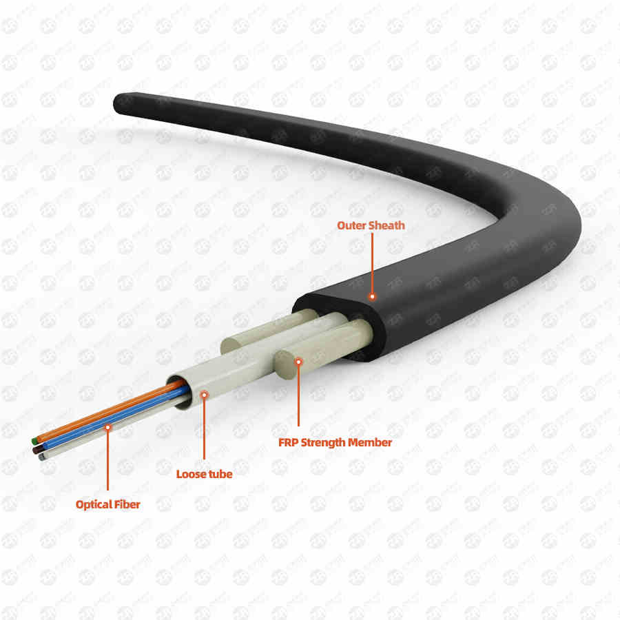 flat fiber cable