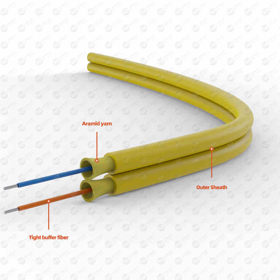 The characteristics of the optical fiber ribbon cable 3.1 The number of cores is large, and the connection efficiency is high. When the ribbon fiber optic cable is connected by the ribbon fiber fusion splicer, the optical fibers of one optical fiber ribbon can be spliced ​​once, which greatly improves the connection efficiency.